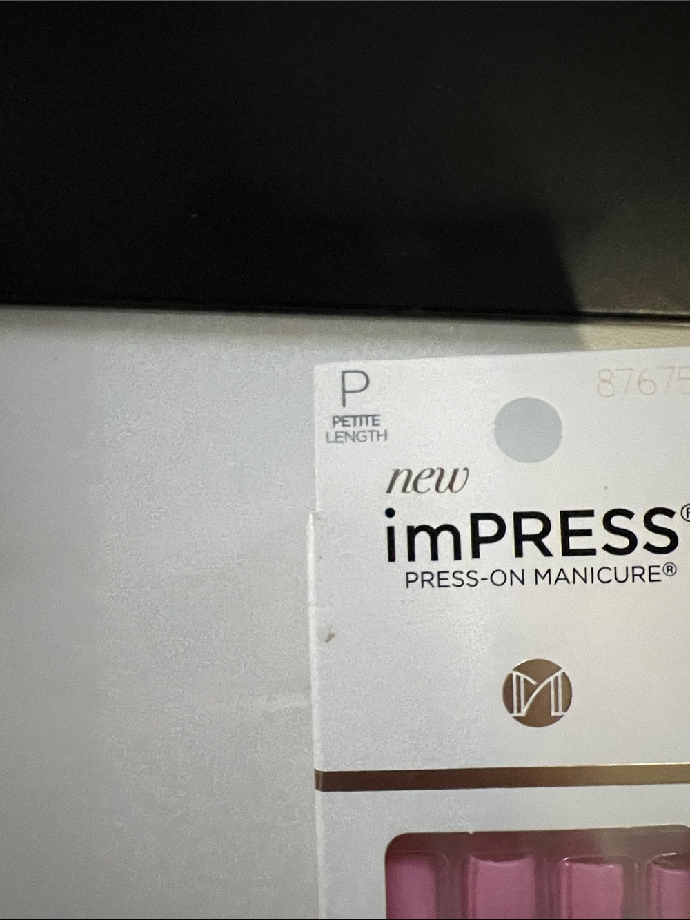 imPRESS PETITE Pink Press-On Nails with Floral Accents - Picture 2 of 3
